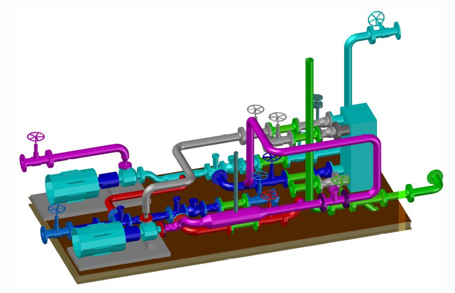 Skid mounted thermal system for research centre g G engineering